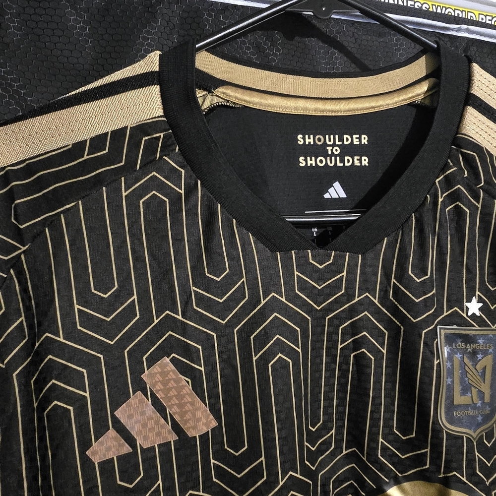 LAFC Authentic 2026/27 Soccer Home JERSEY (GoLD AND black!!!l) Size L